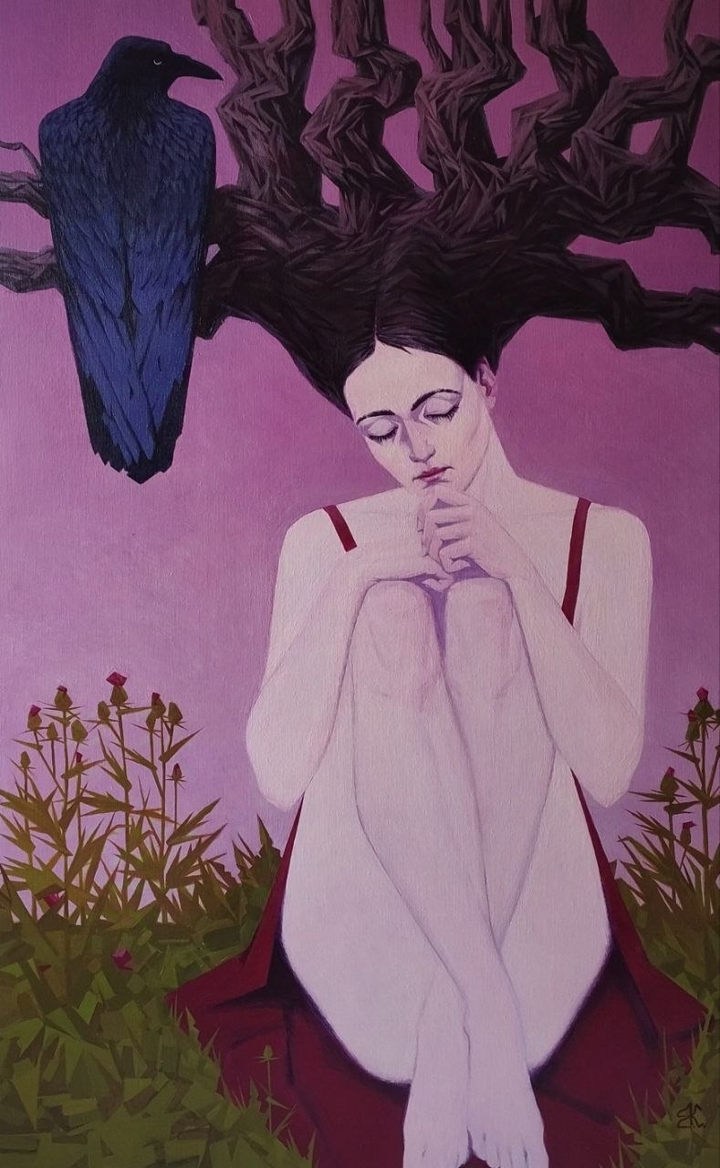 Artwork by Evgeny Kreshchensky — Black Raven 2024